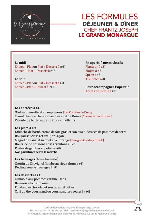 Le Grand Monarque Donzy Hotel ภายนอก รูปภาพ
